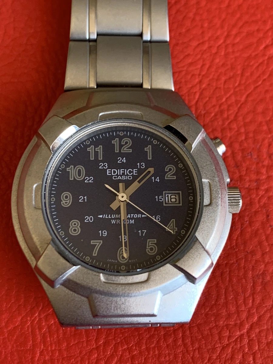 Casio Super Illuminator Edifice 100m w Navy Blue Face (2312)