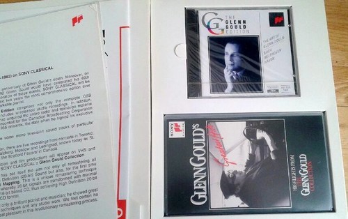 GLENN GOULD-FIRST EDITION PAPERBACK BOOK PLUS PROMOTIONAL ADVERTISING PRESS KIT - Picture 3 of 5