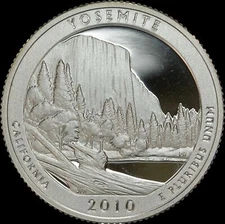 2010 S California Quarter ATB Yosemite Gem PROOF Deep Cameo US Mint Coin Clad