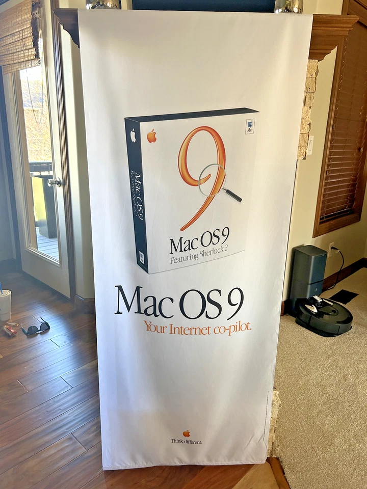 3 banners! Apple iBook and Mac OS9 Cloth Banners Think Different - Image 3 of 3