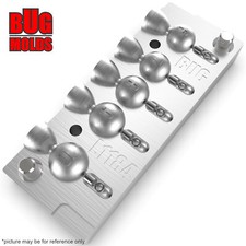 FishingSinker Stampo AlluminioStampo da Pesca Esca Fare Piombo Stampi Affondatori Palla