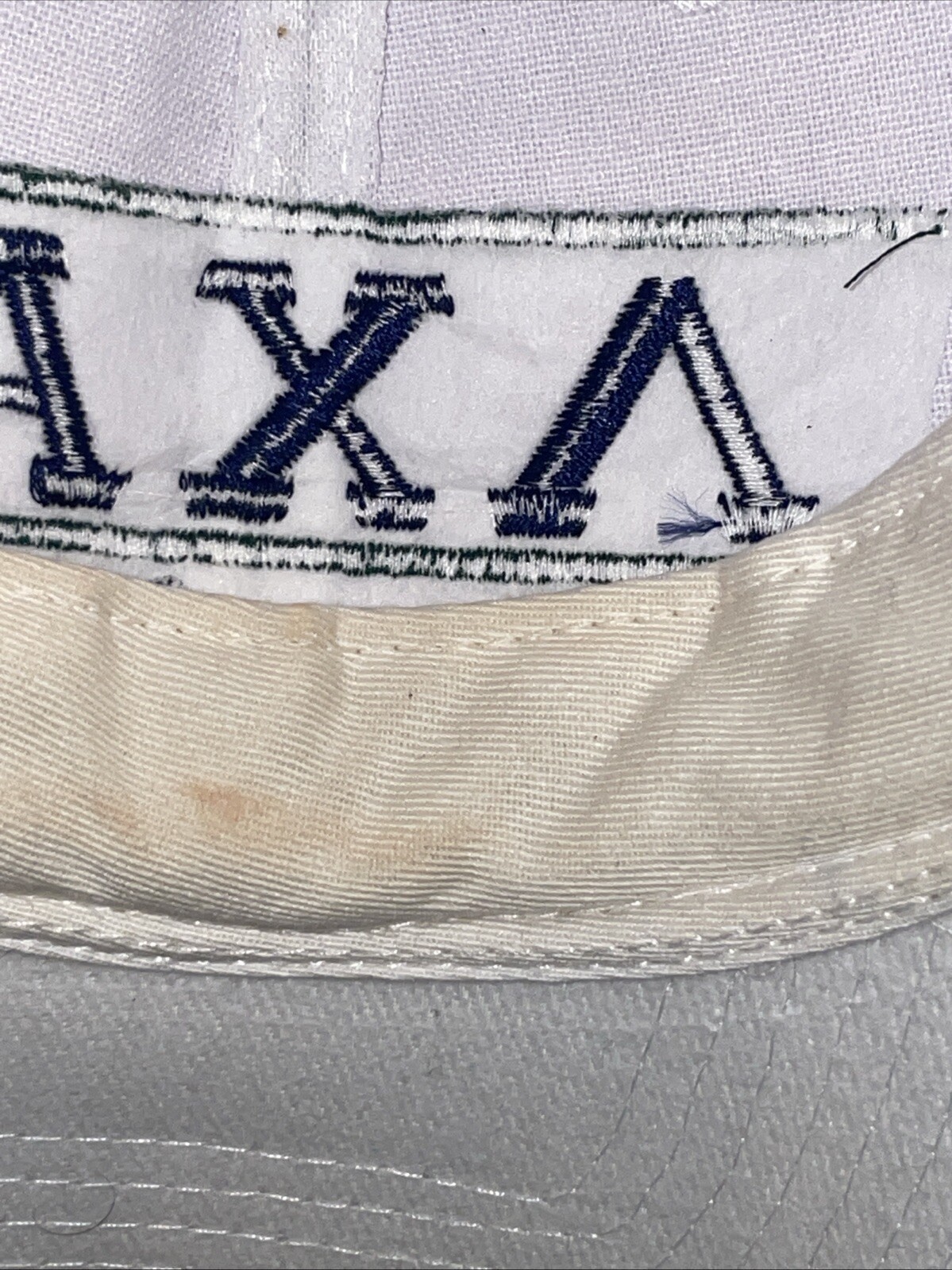 Vintage 90's Lambda Chi Alpha Hat Cap SnapBack Wh… - image 5