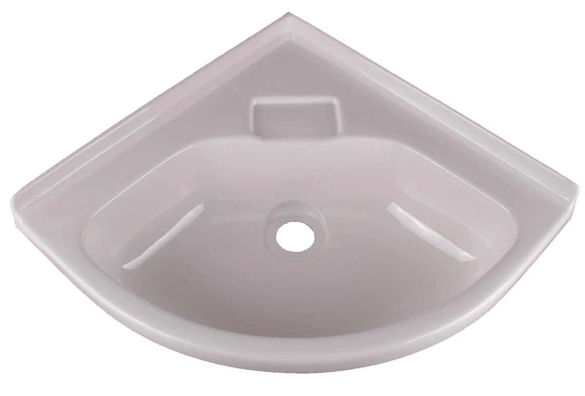 White plastic sink deals bowl