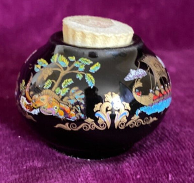 Vintage japanischer The Art of Chokin kleiner Parfumflakon. Schiffe drauf.