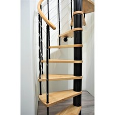 Interior VENEZIA Spiral Staircase Black Beech 160cm