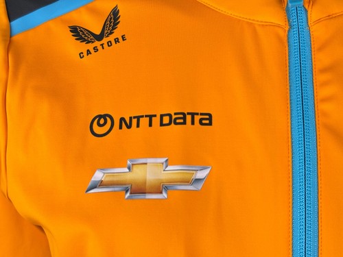 Castore McLaren F1 Indycar Team Jacket Women 10 NWOT Softshell Full Zip Orange - Picture 11 of 15