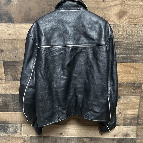 Giacca da moto Vanson in pelle donna grande zip gomiti moto - Foto 4 di 12