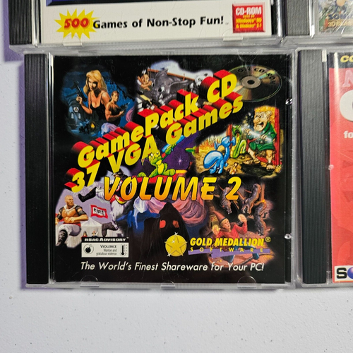 Lot of 9 Vintage Win 95/98 Game CDs - 650+ Games Retro Jazz Jackrabbit Triad - Picture 5 of 7