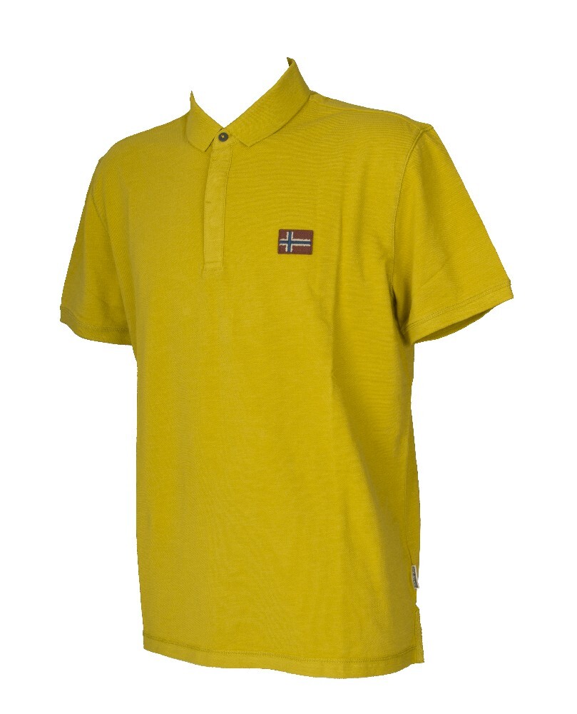 Футболка с надписью Herren Kurzarm-Poloshirt mit Kragen und Knöpfen NAPAPIJRI Artikel NP0A4F