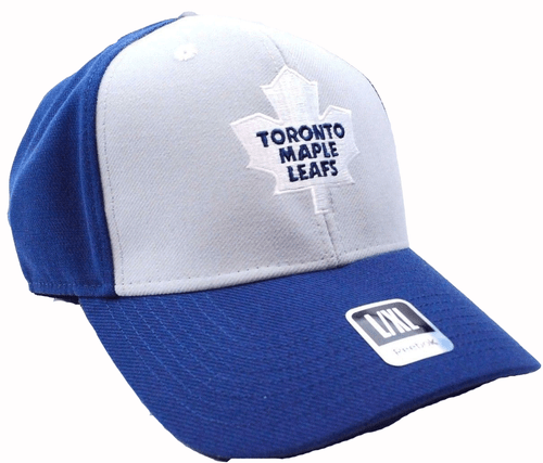 Toronto Maple Leafs Reebok MZ152 NHL 2 Tone Stretch Fit Hockey Cap Hat L/XL - Picture 3 of 4