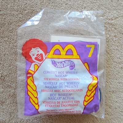 Current Hot Wheels NASCAR #7 McDonalds Happy Meal 1999