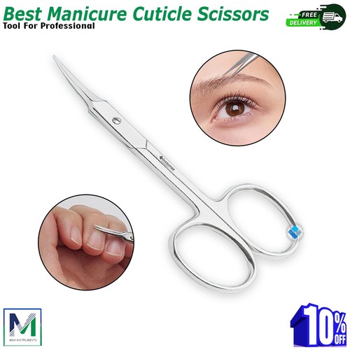 Tijeras de cutícula Acero Recorte Uñas Tijeras Para Cutículas Manicura Pedicura - Imagen 4 de 4