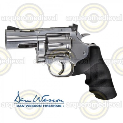   AIRGUNNERS Revolv3r Dan Wesson 715, 2,5'' Silver 4,5mm Co2 P3llets