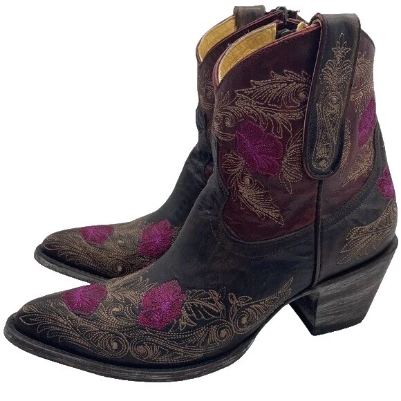 Mujer Marrón Floral Old Gringo