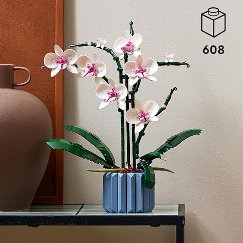 フラワー　オブジェ LEGO Icons Orchid Artificial Plant Building Set with Flowers 10311