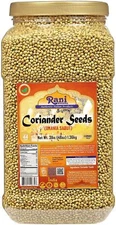 Rani Coriander (Dhania) Seeds Whole, Indian Spice 48oz (3lbs) 1.36kg Bulk
