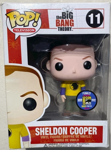Funko Pop! Vinyl: The Big Bang Theory - Sheldon Cooper 2012 SDCC Exclusive