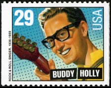 US #2736 MNH 1993 Buddy Holly Rhythm Blues Guitar Booklet Single