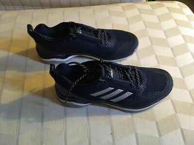 Adidas Mens Speed Trainer 3.0 Shoes - Size 9 - Navy/Silver/White [Q16545] - NEW