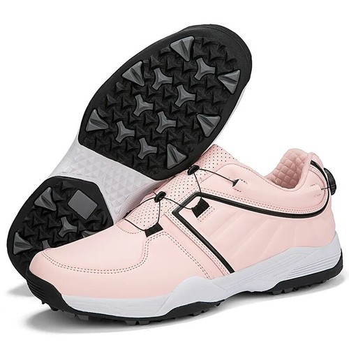 Men‘s Golf Shoes Waterproof Lace-up Sneakers Non-slip Golf Training Shoes - Picture 30 of 30