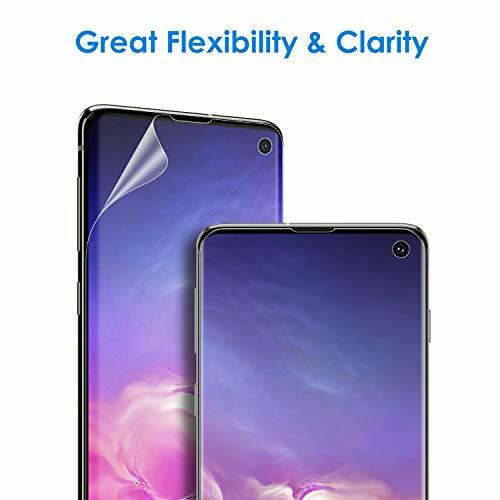 JETech Screen Protector for Samsung Galaxy S10, TPU Ultra HD Film, Case - 第 3/5 張圖片