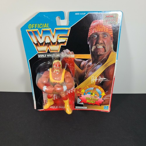 Hasbro WWF Hulk Hogan Hulkster Hug 1990 Series 2 A...