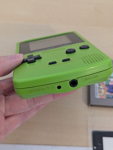 Nintendo Gameboy Color Konsole Grün - Komplett Getestet + 2 Spiele! Schneller Versand! - Bild 21 von 24