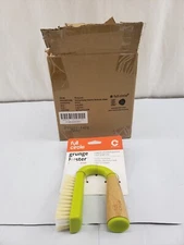 New Lot of 6 GRUNGE BUSTER Grout and Tile Bristle BRUSH FC11125G Green Handle