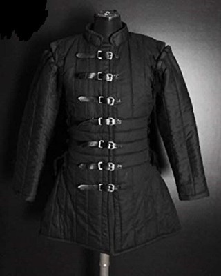 Details about / Beautiful Thick Padded Red Gambeson