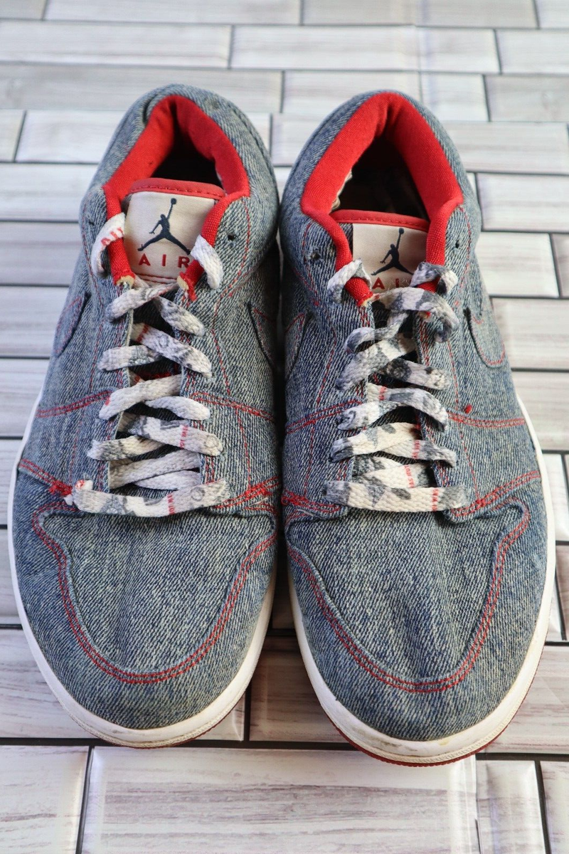 RARE 2006 Nike Air Jordan 1 Retro Low DS Denim 315921-491