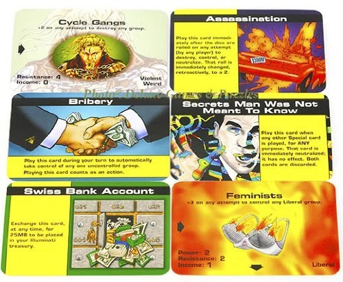 Illuminati 2nd Edition The Game Of Conspiracy Steve Jackson Games SJG 1387 Card - Image 4 of 4