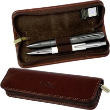 Tony Perotti Pencil Case For 2 Writing Instruments Fountain Pens Ballpoint Pens