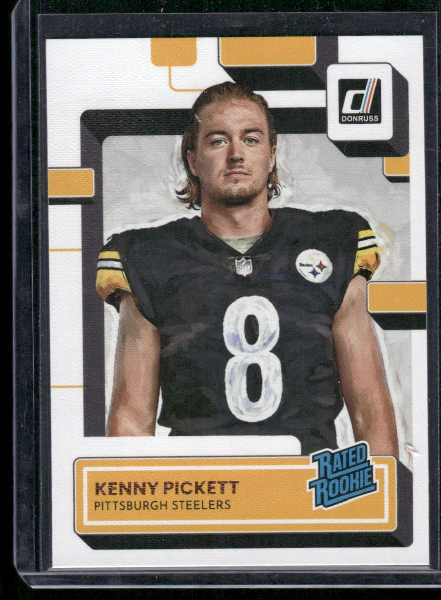 #301 Kenny Pickett 2022 Donruss Rookie Rated Rookies Portrait
