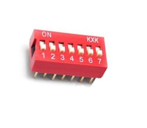 10PCS 2.54mm Red Pitch Slide Type DIP Switch 1-Bit 2-Bit 3-Bit 4-Bit 5-Bit 6-Bit - Bild 36 von 50