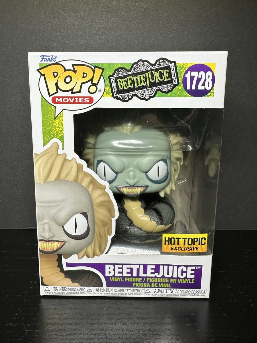 Funko Pop Movies #1728 Beetlejuice As Snake Hot Topic