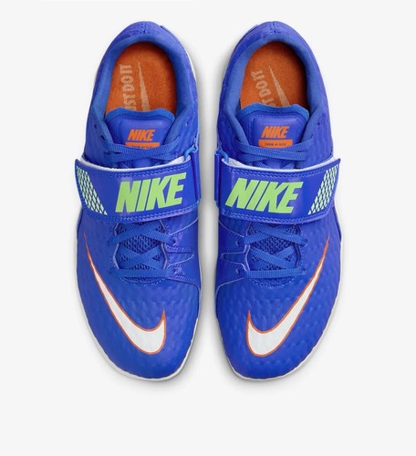 Size 5 Men Nike High Jump Elite Track & Field Racer Jumping Spikes 806561-400 - Picture 3 of 7
