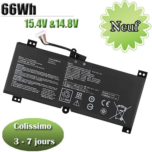 Batterie C41N1731 de 66Wh pour ASUS ROG Strix Hero II GL504GM autonomie prolongée