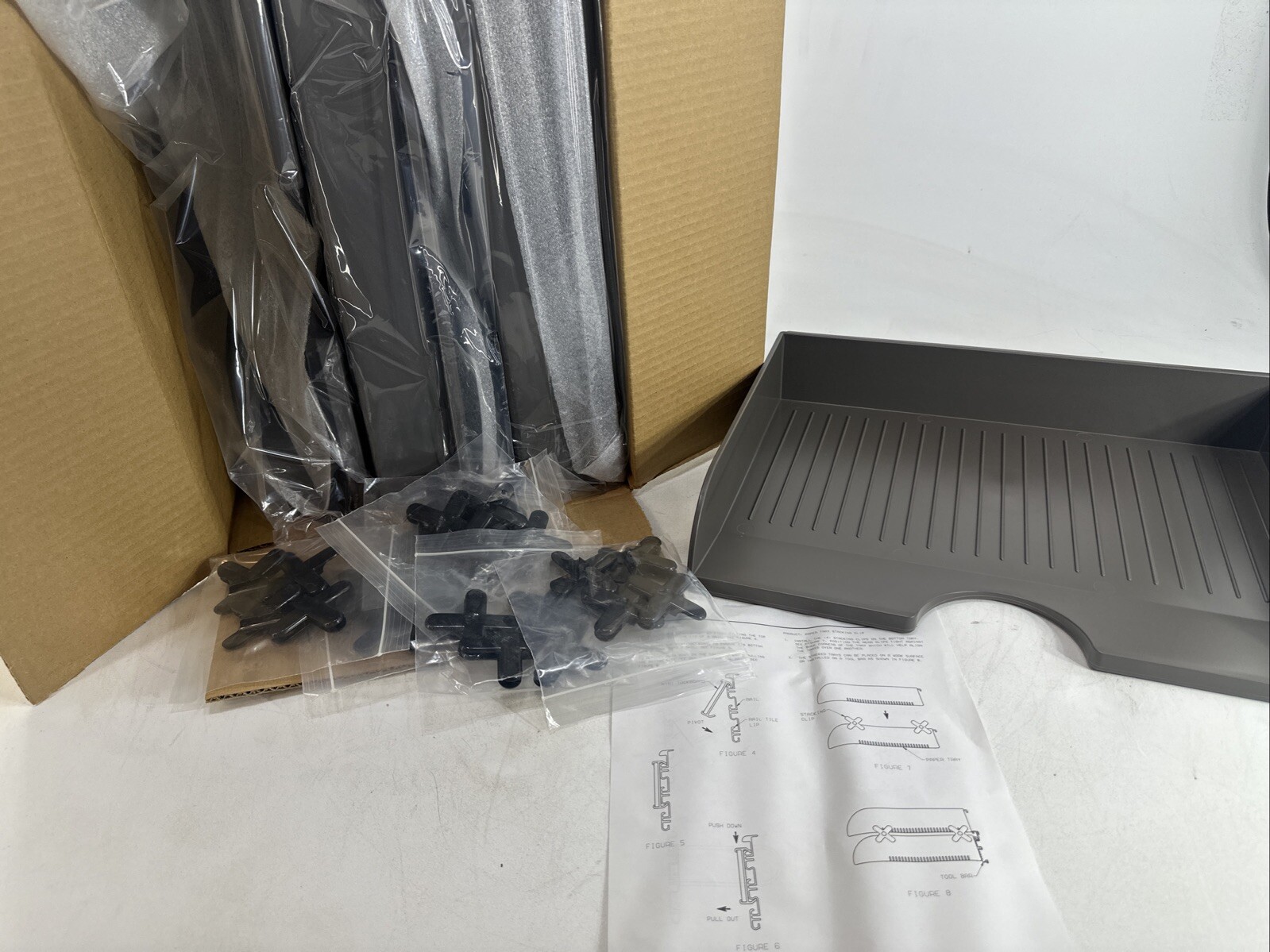 Lot 6 Herman Miller Step Tray Office File Holder Organizer 16