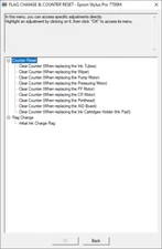Epson Plotter Service Program Stylus Pro, SureColor SC, T, F, P + Service Manual