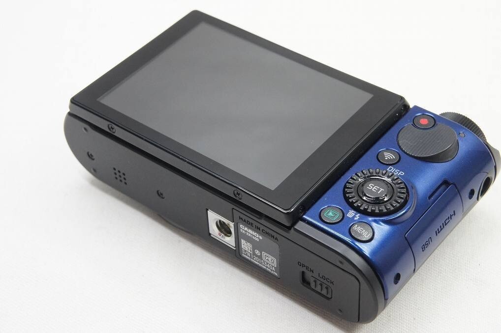 CASIO EXILIM EX-ZR1600 Blue 16.1MP Compact Digital Camera From
