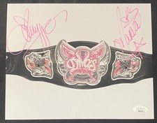 Maria Kanellis Christy Hemme WWE Diva Playboy Auto Signed 8x10 Photo ~ JSA COA