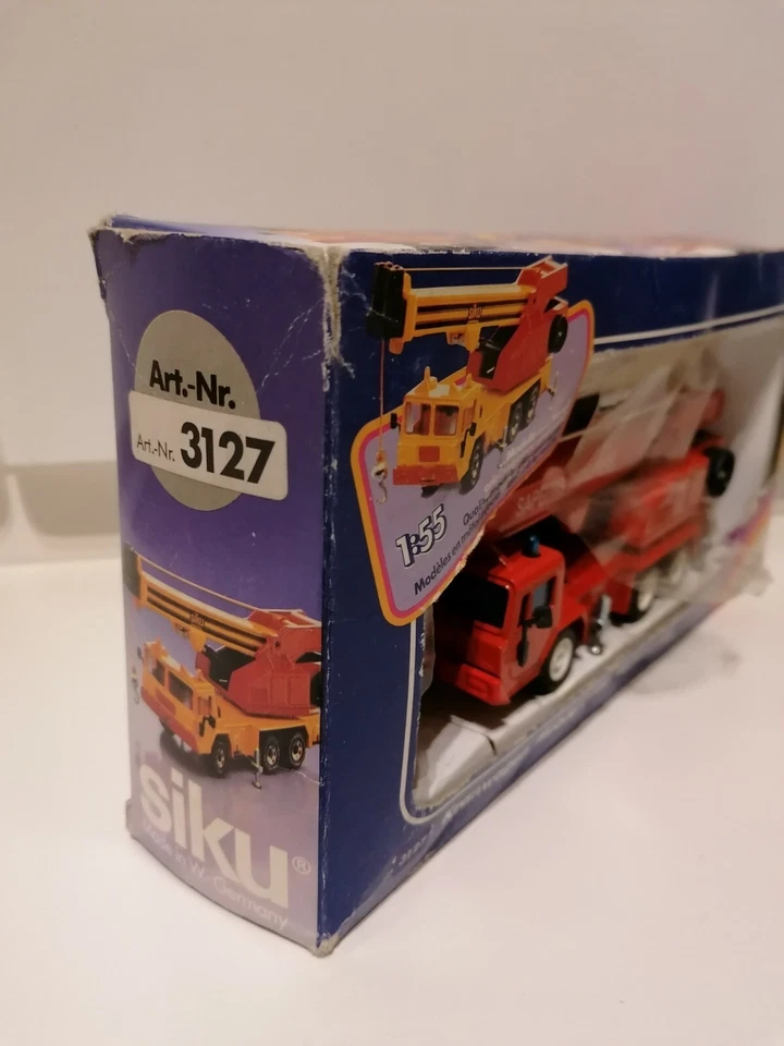 SIKU GRU MEZZO DI SOCCORSO POMPIERI SAPEURS POMPIERS ART. 3127 1:55 1 / 55 - Immagine 2 di 4