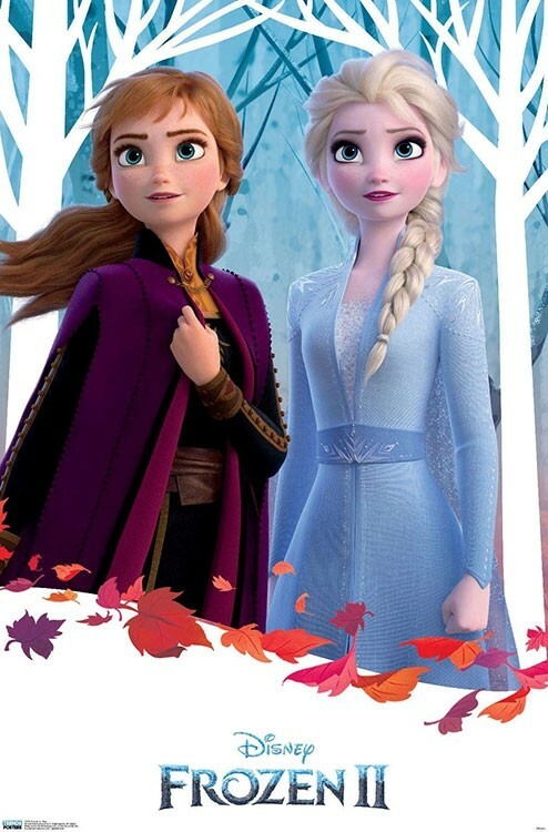 Frozen Fever Anna Elsa Olaf Disney 22 X 34 Animated Movie Poster For Sale Online Ebay