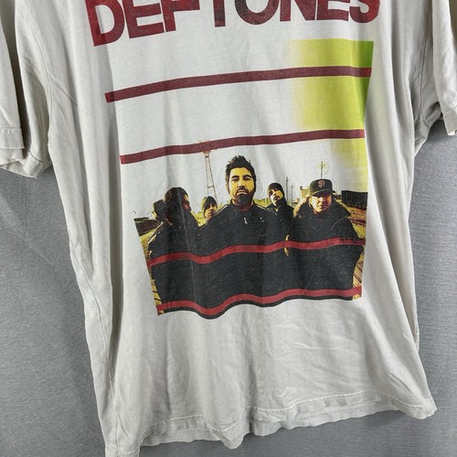 Vintage Deftones T Shirt Men Large Crosses Teamsleep Band Rock Chino Moreno READ - Picture 2 of 14