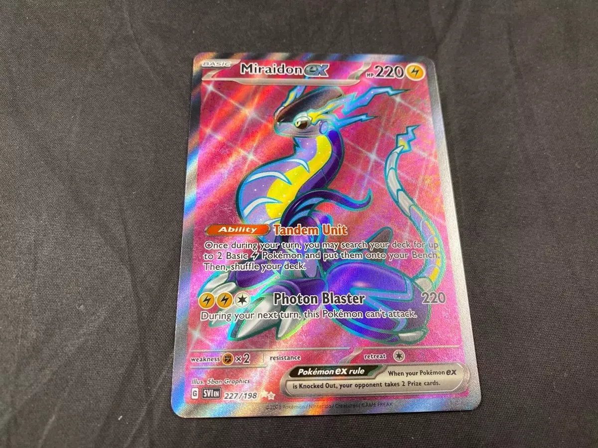 Miraidon ex - 227/198 Full Art Ultra Rare - Scarlet & Violet – JAB