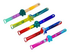 Pop Pushits Fidget Wristband Silicone Toy Push Bubble Stress Relief Kids Gift
