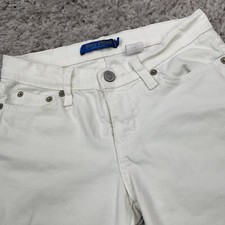 Judy Blue Jeans Women's Sz 1 (Actual 24x32) White Skinny Denim USA Made *Stains