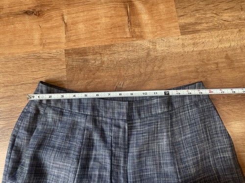 Gunex women wide leg pants silk linen blend size 10 career trousers quiet luxury - Picture 11 of 11