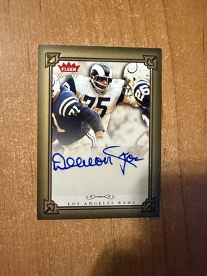 2004 Fleer Greats - Deacon Jones - #GBA-DJ Auto RAMS