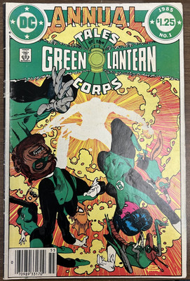 1985 Tales of the Green Lantern Corps #1 DC Cover NEWSSTAND App 80s Key vtg